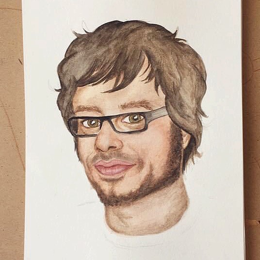 Watercolour portrait