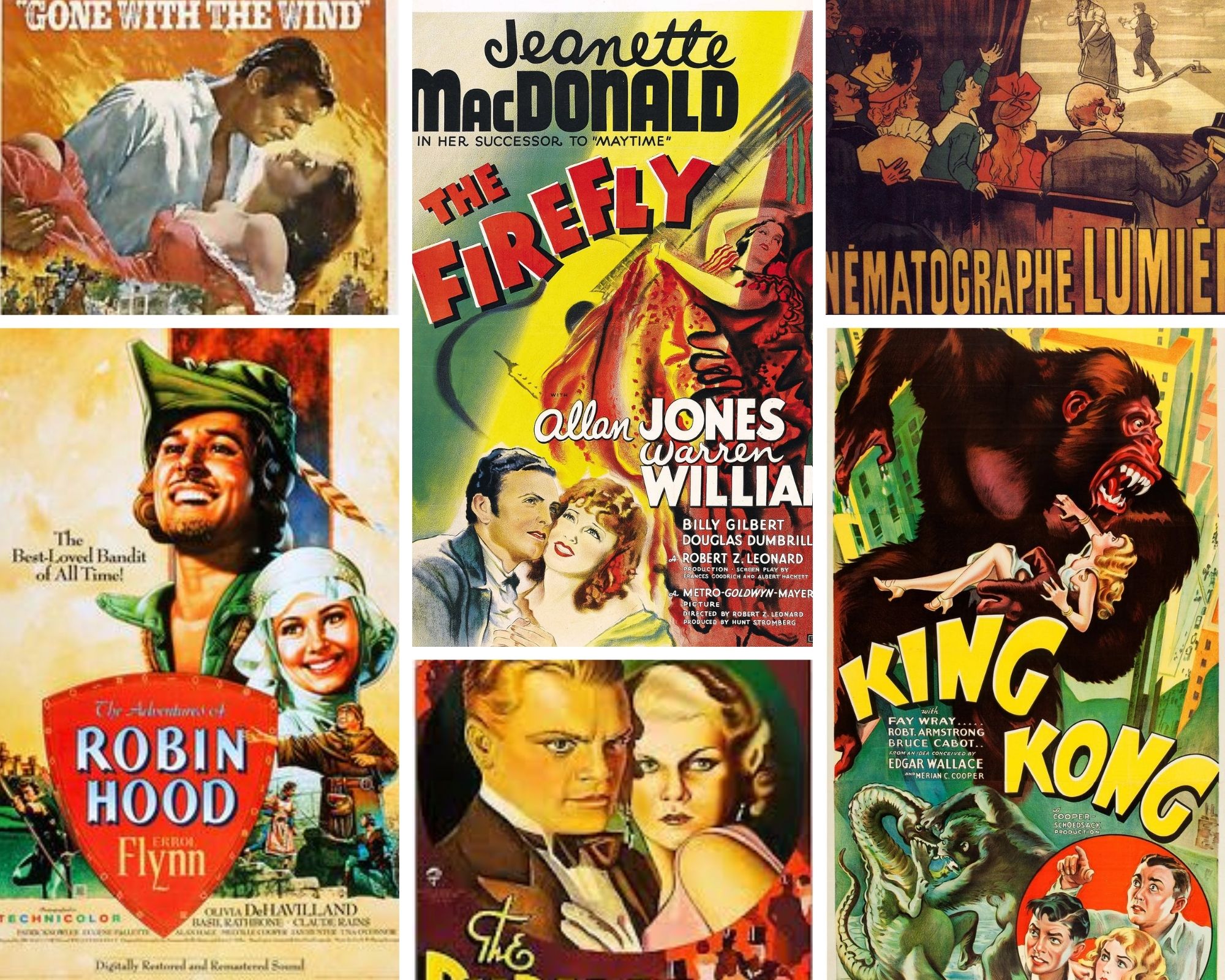 Film posters from the Golden Age of Hollywood
